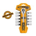 INGCO Καρυδάκια 1/4" Σετ 12 τεμ. HKTS14122 με 12 άτοκες δόσεις