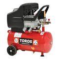 Toros Tm24/2,5 Αεροσυμπιεστης 24lt/2,5hp έως 12 Άτοκες Δόσεις