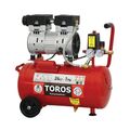 Toros Αεροσυμπιεστης 24lt/1hp Oilfree Χαμ. Θορυβου έως 12 Άτοκες Δόσεις