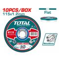 TOTAL ΔΙΣΚΟΣ ΚΟΠΗΣ ΙΝΟΧ - ΜΕΤΑΛΛΟΥ 115 Χ 1.2mm ΣΕ ΜΕΤΑΛΛΙΚΟ ΚΟΥΤΑΚΙ (TAC2211155) ως 12 Άτοκες Δόσεις