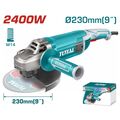 TOTAL ΓΩΝΙΑΚΟΣ ΛΕΙΑΝΤΗΡΑΣ 2.400W - 230mm (TG1252306) ως 12 Άτοκες Δόσεις