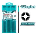 TOTAL ΜΥΤΕΣ ΜΑΓΝΗΤΙΚΕΣ ΜΑΥΡΕΣ ΡH2 150mm 10ΤΕΜ (TACIM16PH263) ως 12 Άτοκες Δόσεις