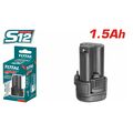 TOTAL ΜΠΑΤΑΡΙΑ ΛΙΘΙΟΥ 12V / 1.5Ah ΓΙΑ TDLI1232 / TIDLI1232 / TSPLI1212 (TBLI12152) ως 12 Άτοκες Δόσεις