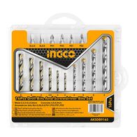 INGCO Τρυπάνια 2-8mm και Μύτες 25mm Σετ 16 τεμ. AKSDB9165 με 12 άτοκες δόσεις