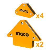 INGCO Μαγνητική Γωνία Συγκόλλησης Σετ 6 τεμ. AMWH6001 με 12 άτοκες δόσεις