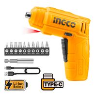 INGCO Κατσαβίδι Μπαταρίας USB Type-C 4V Li-Ion CSDLI0402 με 12 άτοκες δόσεις