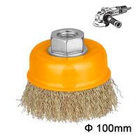INGCO Συρματόβουρτσα Γωνιακού Tροχού M14 100mm WB11001 με 12 άτοκες δόσεις