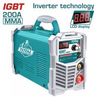 TOTAL ΕΠΑΓΓΕΛΜΑΤΙΚΗ ΗΛΕΚΤΡΟΣΥΓΚΟΛΛΗΣΗ INVERTER 200A (TW22005) ως 12 Άτοκες Δόσεις
