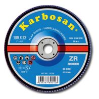 KARBOSAN KARBOSAN 30450 ΔΙΣΚΟΣ ΠΤΕΡΥΓΙΩΝ ΓΙΑ ΑΝΟΞΕΙΔΩΤΑ , 125MM Χ 22 ZR80 CONIC FLAP 190621 έως 12 Άτοκες δόσεις