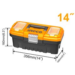INGCO Εργαλειοθήκη 14” PBX1402 με 12 άτοκες δόσεις