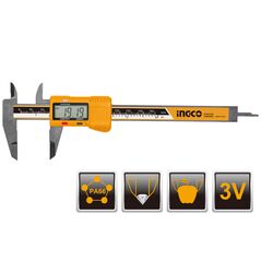 INGCO Παχύμετρο Ψηφιακό Πλαστικό 150mm HDCP16150 με 12 άτοκες δόσεις
