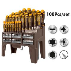INGCO Κατσαβίδια και Μύτες σε Σταντ Σετ 100 τεμ. HKSD10028 με 12 άτοκες δόσεις