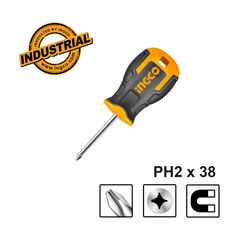 INGCO Κατσαβίδι Νάνος Σταυρού PH2 HS68PH2038 με 12 άτοκες δόσεις
