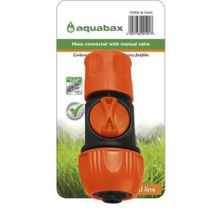 AQUABAX ΤΑΧΥΣΥΝΔΕΣΜΟΣ ΜΕ ΧΕΙΡΟΚΙΝΗΤΗ ΒΑΛΒΙΔΑ 1/2" - 5/8" - 3/4" (B-23645) ως 12 Άτοκες Δόσεις