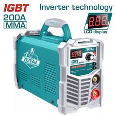 TOTAL ΕΠΑΓΓΕΛΜΑΤΙΚΗ ΗΛΕΚΤΡΟΣΥΓΚΟΛΛΗΣΗ INVERTER 200A (TW22005) ως 12 Άτοκες Δόσεις