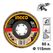 INGCO Δίσκος Λείανσης Φίμπερ K80 115mm FD1153 με 12 άτοκες δόσεις