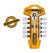 INGCO Καρυδάκια 1/4" Σετ 12 τεμ. HKTS14122 με 12 άτοκες δόσεις