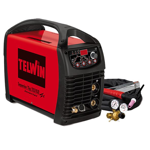 TELWIN SUPERIOR TIG 252 AC/DC-HF/LIFT VRD έως 12 άτοκες Δόσεις και δώρο γάντια εργασίας