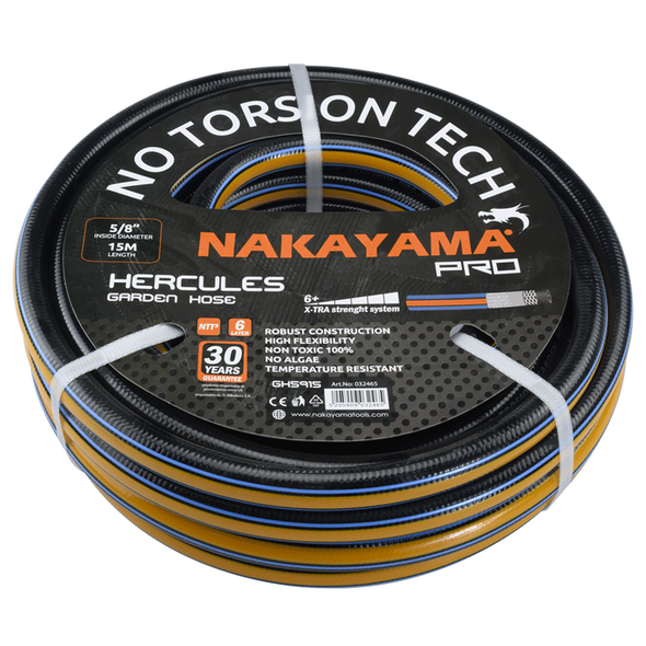 Nakayama pro Λαστιχο Hercules 6 Επιστρωσεις 50μ 1/2'' έως 12 Άτοκες Δόσεις