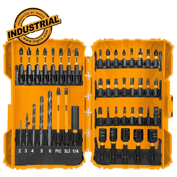 INGCO Μύτες Impact Σετ 45 τεμ. AKDL24502 με 12 άτοκες δόσεις