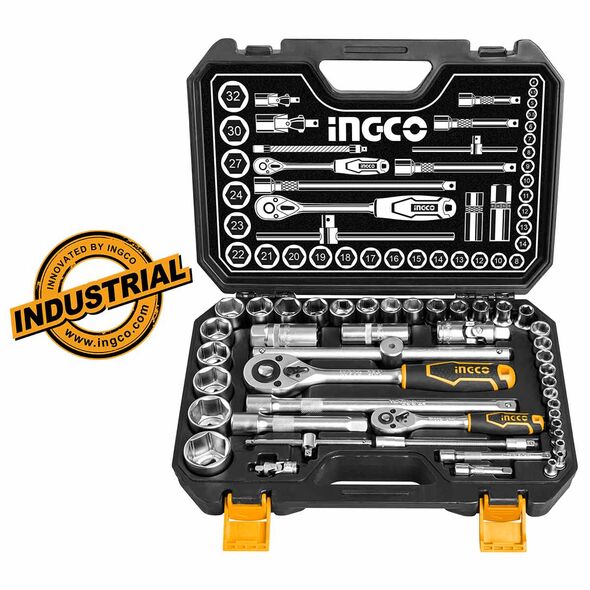 INGCO Καρυδάκια 1/2" - 1/4" Σετ 44 τεμ. HKTS42441 με 12 άτοκες δόσεις