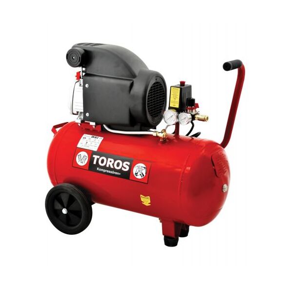 Toros Em50/2 Αεροσυμπιεστης 50lt/2hp έως 12 Άτοκες Δόσεις