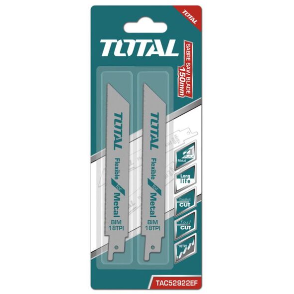 TOTAL ΛΑΜΑ ΣΠΑΘΟΣΕΓΑΣ ΜΕΤΑΛΛΟΥ 150mm (TAC52922EF) ως 12 Άτοκες Δόσεις