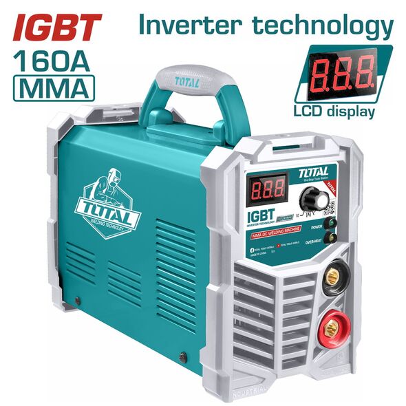 TOTAL ΕΠΑΓΓΕΛΜΑΤΙΚΗ ΗΛΕΚΤΡΟΣΥΓΚΟΛΛΗΣΗ INVERTER 160A (TW21605) ως 12 Άτοκες Δόσεις