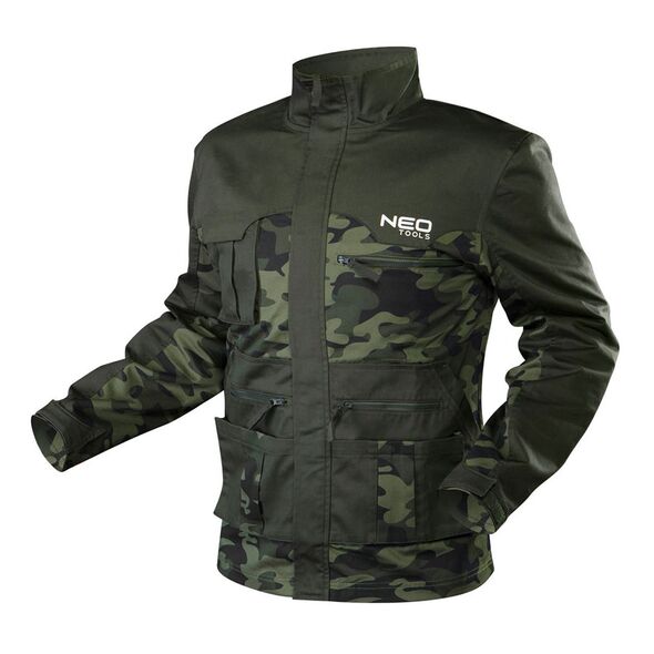 NEO TOOLS Μπουφάν εργασίας 255g/m² CAMO 81-211 ως 12 Άτοκες Δόσεις