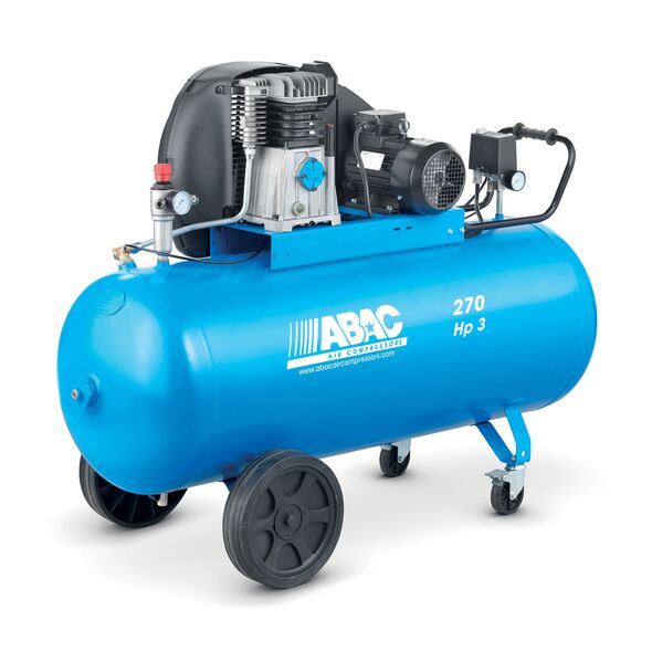 ABAC ABAC 4116024287 ΑΕΡΟΣΥΜΠΙΕΣΤΗΣ ΜΕ ΙΜΑΝΤΑ 270LT - 4.0HP - 3Φ, PRO A39B/270LT CT4 200009 έως 12 Άτοκες δόσεις