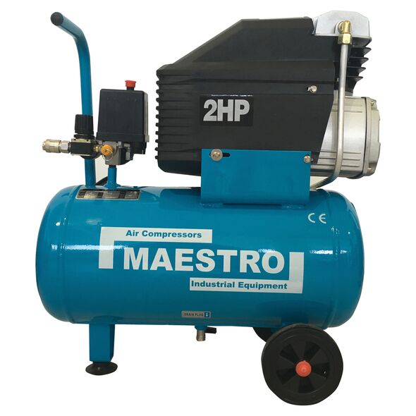 Maestro Maestro MAC-24 AΕΡΟΣΥΜΠΙΕΣΤΗΣ ΜΟΝΟΜΠΛΟΚ 1/Φ - 24 LT - 2HP - 1.5KW - 8BAR 200101 έως 12 Άτοκες δόσεις