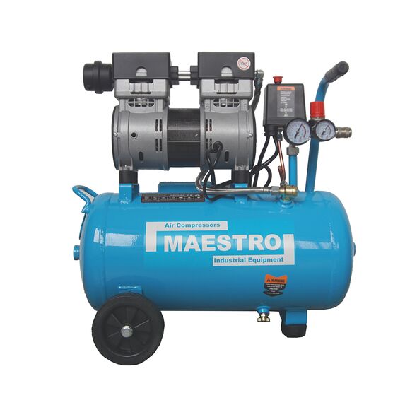 Maestro Maestro MAC-24BR ΑΕΡΟΣΥΜΠΙΕΣΤΗΣ BRUSHLESS ΧΑΜΗΛΟΥ ΘΟΡΥΒΟΥ 1/Φ - 24 LT - 1HP - 0.75KW - 8BAR 200167 έως 12 Άτοκες δόσεις