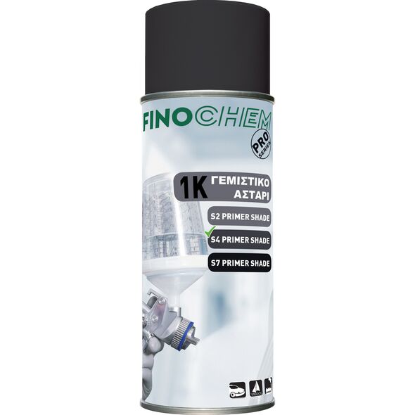 FinoChem FinoChem 945495 SPRAY ΓΕΜΙΣΤΙΚΟ & ΑΣΤΑΡΙ 1Κ, S4 ΓΚΡΙ - 500ML 300191 έως 12 Άτοκες δόσεις