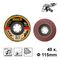 INGCO Δίσκος Λείανσης Φίμπερ K40 115mm FD1151 με 12 άτοκες δόσεις