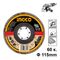 INGCO Δίσκος Λείανσης Φίμπερ K60 115mm FD1152 με 12 άτοκες δόσεις