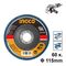 INGCO Δίσκος Λείανσης Φίμπερ για INOX K60 115mm FDZ1152 με 12 άτοκες δόσεις