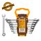 INGCO Γερμανοπολύγωνα Καστάνιας 8-19mm Σετ 8 τεμ. HKSPAR1082 με 12 άτοκες δόσεις
