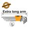 INGCO Κλειδιά Άλλεν 1.5-10mm Μακριά HHK11092 με 12 άτοκες δόσεις