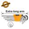 INGCO Σετ Κλειδιά Torx Μακριά T10-T50mm HHK13092 με 12 άτοκες δόσεις