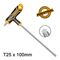 INGCO Ταφ Torx Κλειδί T25 x 100mm HHK15T251001 με 12 άτοκες δόσεις