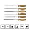 INGCO Μίνι Λίμες Σιδήρου 100mm Σετ 6 τεμ. HKTF63 με 12 άτοκες δόσεις