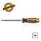 INGCO Λίμα Σιδήρου 200mm Ημιστρόγγυλη HSHF088 με 12 άτοκες δόσεις
