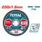 TOTAL ΔΙΣΚΟΣ ΚΟΠΗΣ ΙΝΟΧ - ΜΕΤΑΛΛΟΥ 230 Χ 1.9mm (TAC2212303) ως 12 Άτοκες Δόσεις