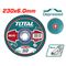 TOTAL ΔΙΣΚΟΣ ΛΕΙΑΝΣΕΩΣ ΜΕΤΑΛΛΟΥ Φ - 230 Χ 6mm (TAC2232301) ως 12 Άτοκες Δόσεις