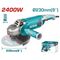 TOTAL ΓΩΝΙΑΚΟΣ ΛΕΙΑΝΤΗΡΑΣ 2.400W - 230mm (TG1252306) ως 12 Άτοκες Δόσεις