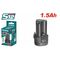 TOTAL ΜΠΑΤΑΡΙΑ ΛΙΘΙΟΥ 12V / 1.5Ah ΓΙΑ TDLI1232 / TIDLI1232 / TSPLI1212 (TBLI12152) ως 12 Άτοκες Δόσεις